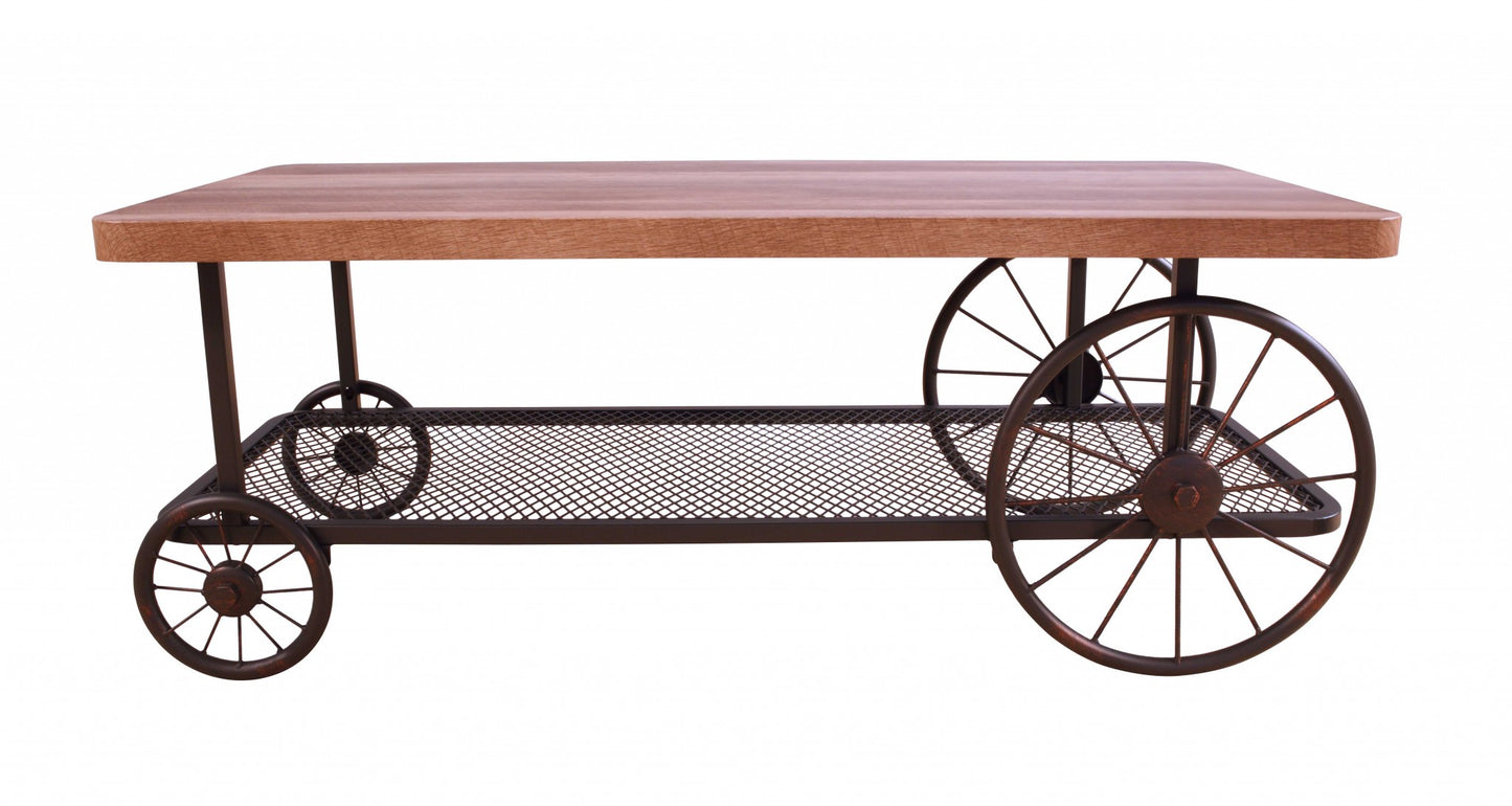 Heritage Wheel Coffee Table