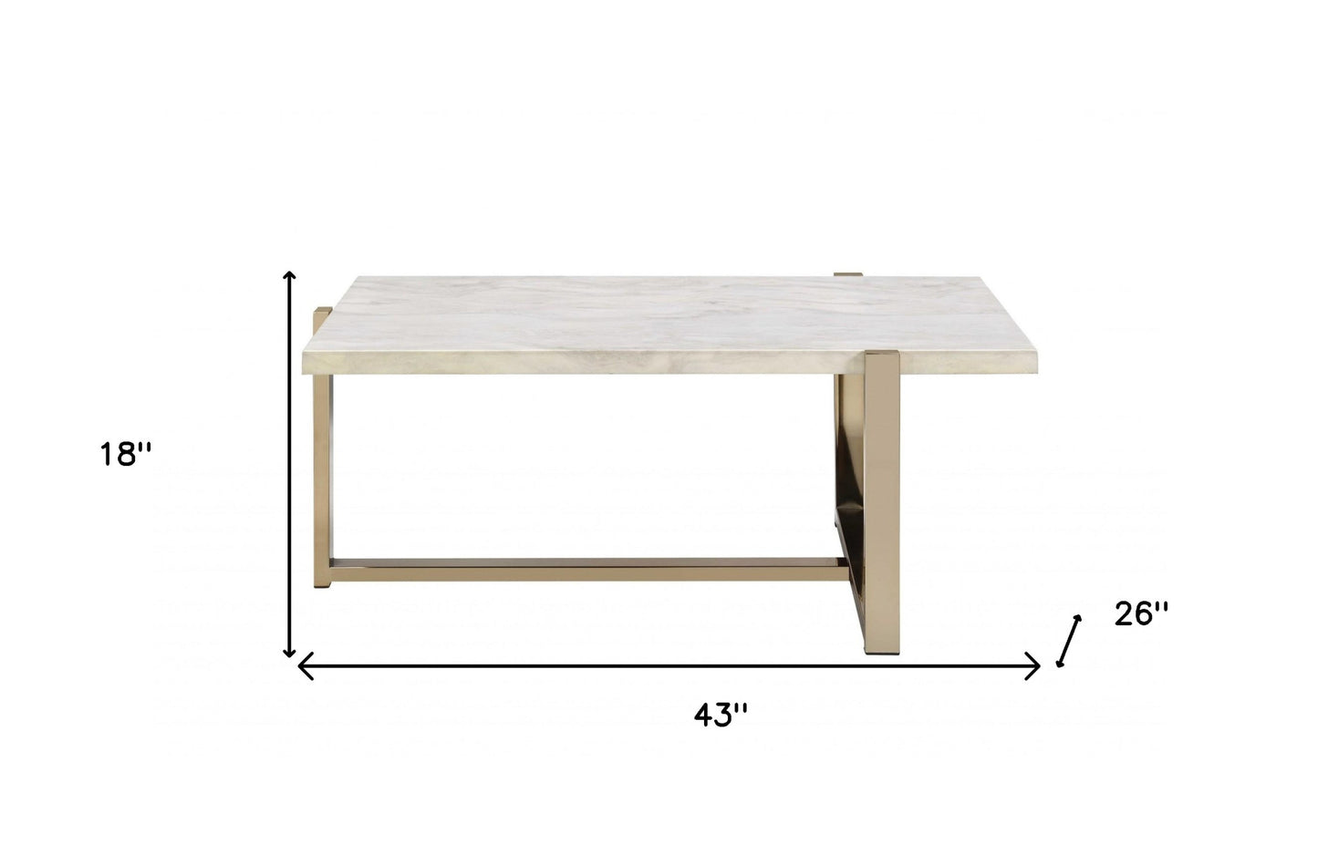 Luxe Marble Coffee Table