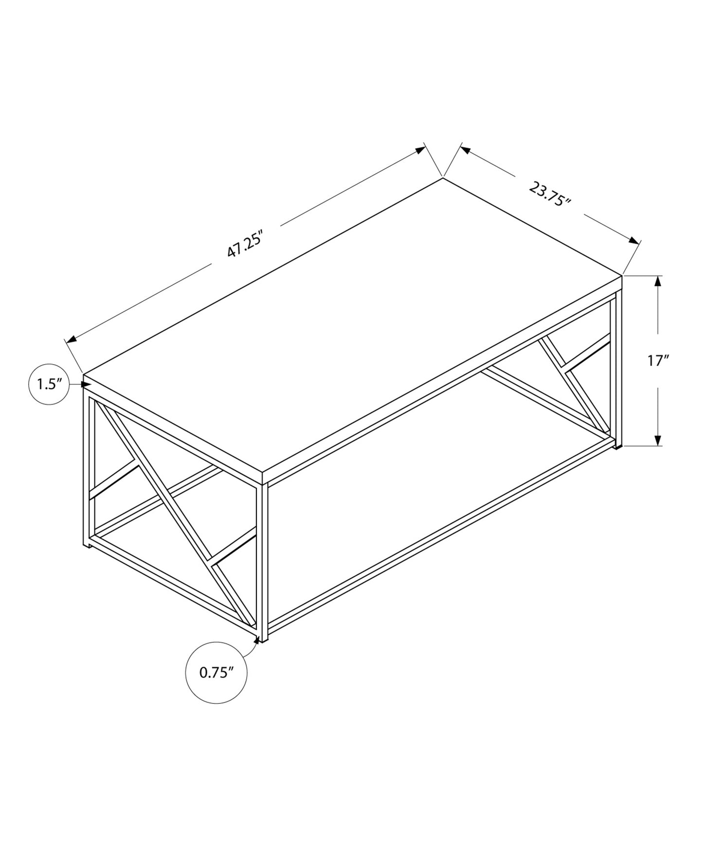 Urban Edge Coffee Table