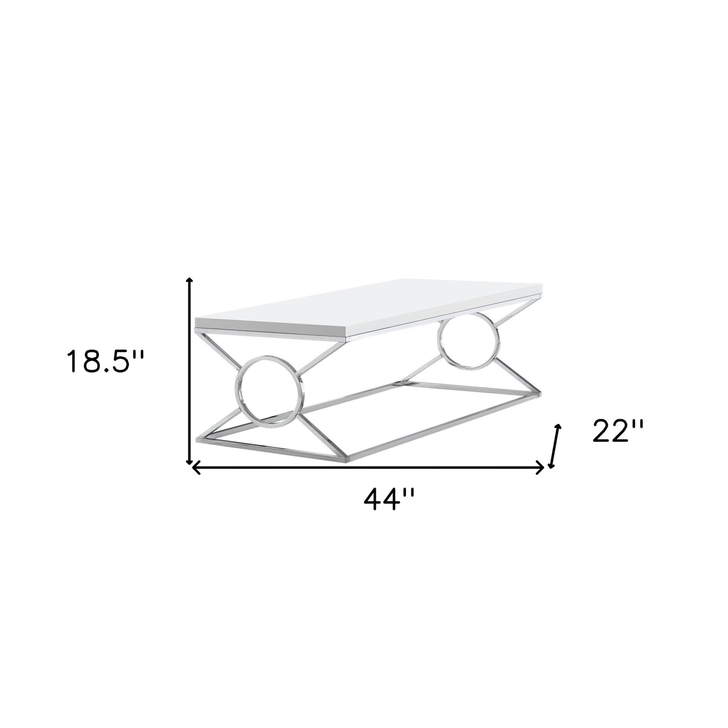 Silver Luxe Coffee Table