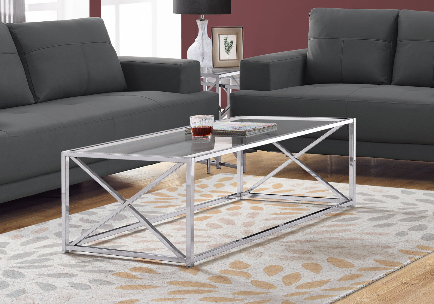 Sleek Reflections Coffee Table
