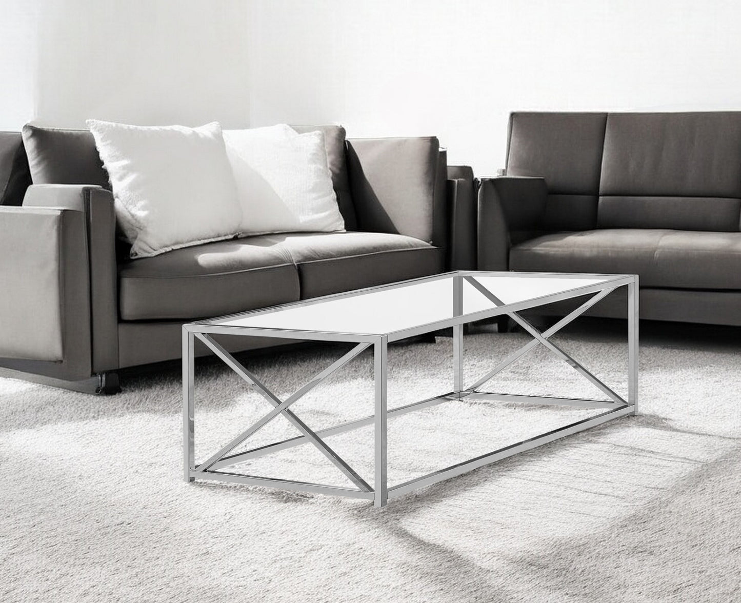 Sleek Reflections Coffee Table