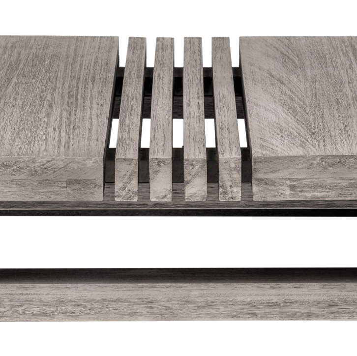 Sylvan 33" Gray Solid Wood Outdoor Coffee Table