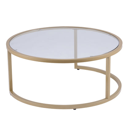 Aurora Gold 2 Piece Coffee Table Set