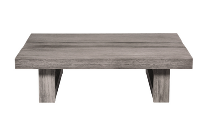 Sylvan 33" Gray Solid Wood Outdoor Coffee Table