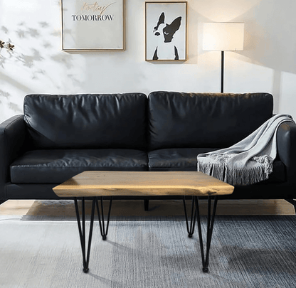 The Teak Haven – Live Edge Rustic End Table